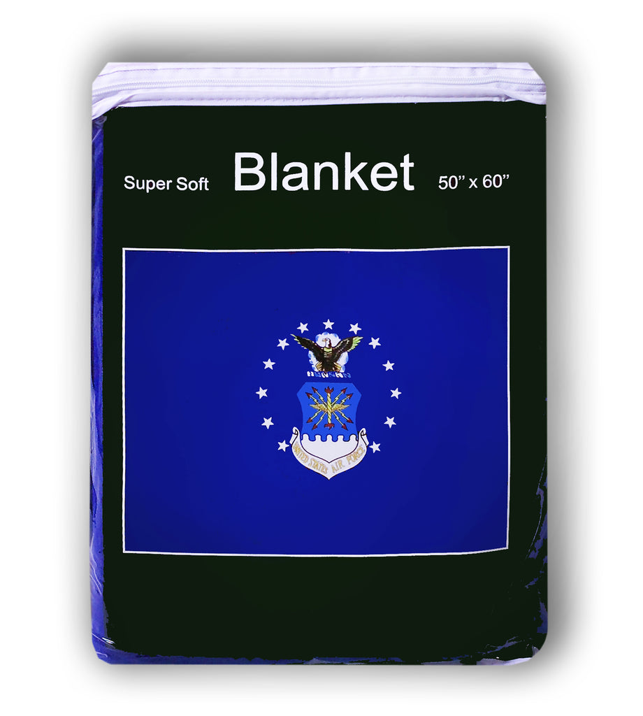 U.S. Air Force Flag Fleece Blanket - 50
