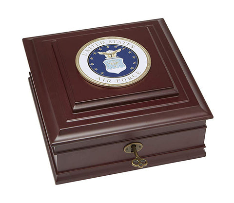 U.S. Air Force Flag Medallion Executive Desktop Box - Allied Frame™