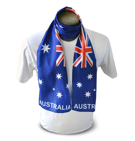 Australia Flag Print Scarf