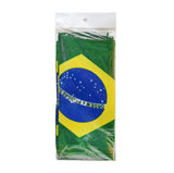 Brazil Flag Print Scarf