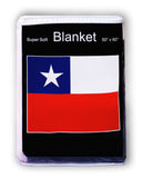 Chile Flag Fleece Blanket - 50