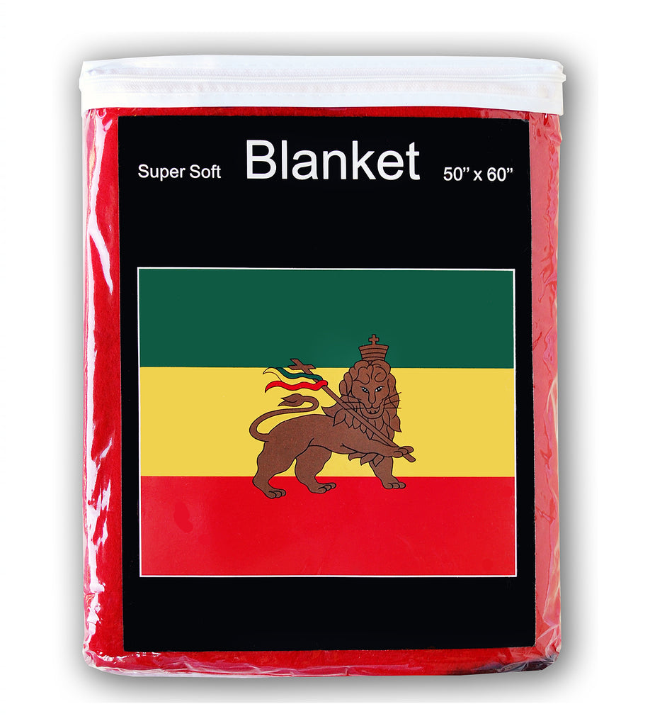 Ethiopia Flag Fleece Blanket - 50