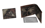 Alabama Crimson Tide Mossy Oak Camo & Leather Bifold Wallet - NCAA