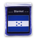 Honduras Flag Fleece Blanket - 50