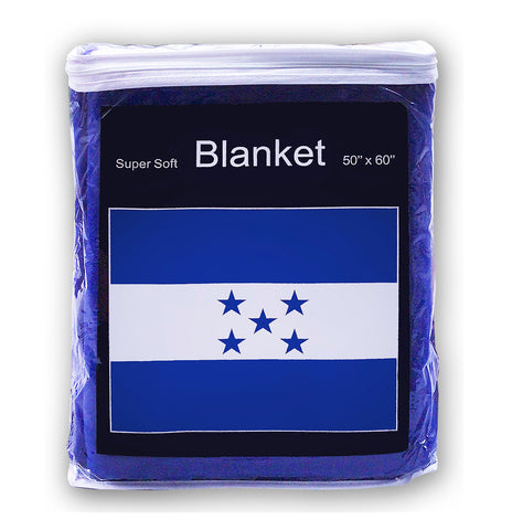 Honduras Flag Fleece Blanket - 50