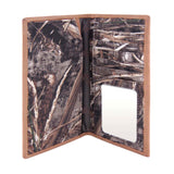 Memphis Tigers Realtree Camo & Leather Roper Wallet - NCAA