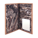 Ole Miss Rebels Realtree Camo & Leather Roper Wallet - NCAA