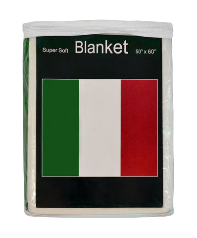 Italy Flag Fleece Blanket - 50