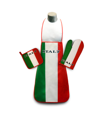 Italy Flag Kitchen & BBQ Set