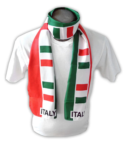 Italy Flag Print Scarf