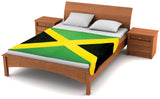 Jamaica Flag Fleece Blanket 80