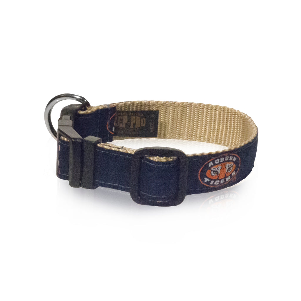 Auburn Tigers Ribbon Dog Collar - NCAA