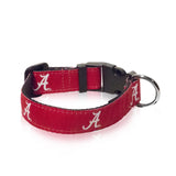 Alabama Crimson Tide Ribbon Dog Collar - NCAA