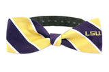 LSU Tigers Woven Silk Bow Tie - NCAA