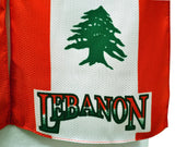 Lebanon Flag Print Scarf