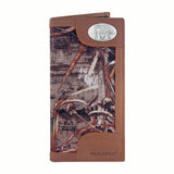 Memphis Tigers Realtree Camo & Leather Roper Wallet - NCAA