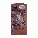 Mississippi State Bulldogs Realtree Camo & Leather Roper Wallet - NCAA