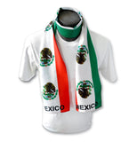 Mexico Flag Print Scarf