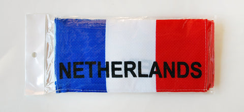 Netherlands Flag Print Scarf