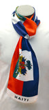 Haiti Flag Print Scarf
