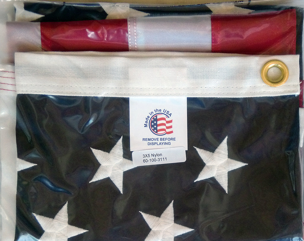 Embroidered Nylon American Flags *100% MADE IN U.S.A.* - Allied Flag™