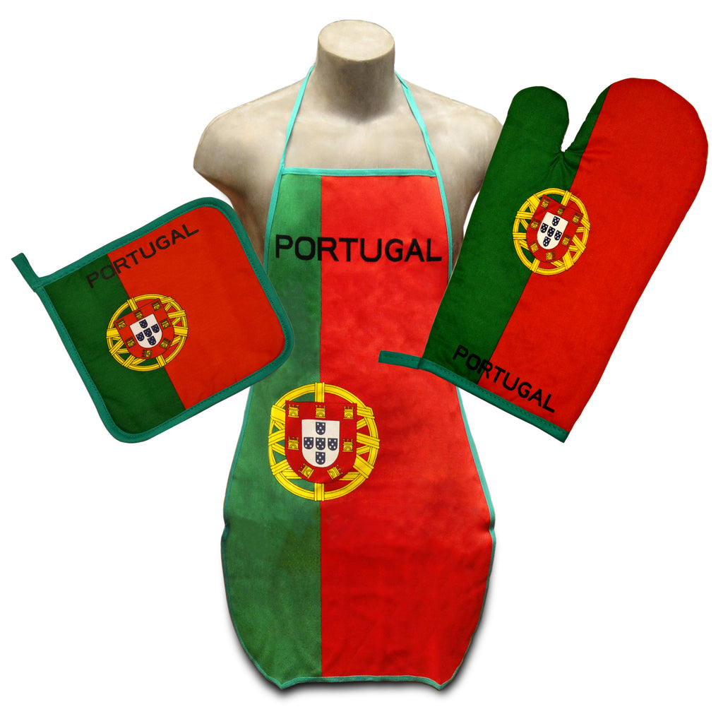 Portugal Flag Kitchen & BBQ Set