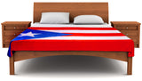 Puerto Rico Flag Fleece Blanket 80