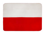 Poland Flag Fleece Blanket - 50