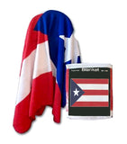 Puerto Rico Flag Fleece Blanket - 50