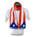 Puerto Rico Flag Print Scarf