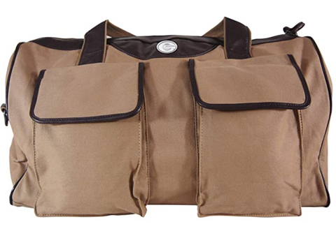 Georgia Bulldogs Zep-Pro Men's Khaki Canvas Duffel Bag - NCAA