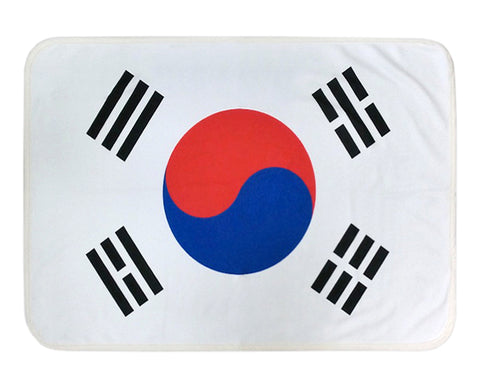 South Korea Flag Fleece Blanket - 50