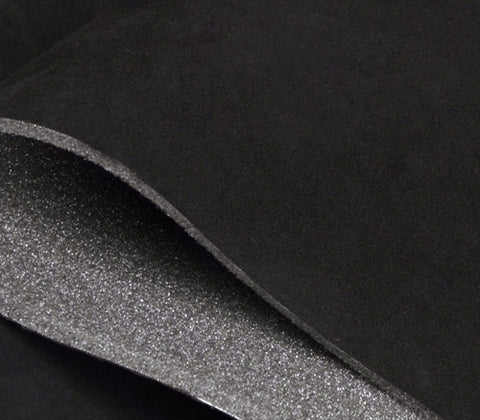 Black Microsuede Foam Backed Headliner Fabric - 5-Star Fabrics