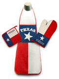 Texas State Flag Kitchen & BBQ Set