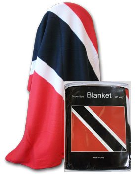 Trinidad and Tobago Flag Fleece Blanket - 50