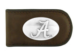 Alabama Crimson Tide Leather Money Clip  - NCAA
