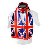 Union Jack Flag Print Scarf