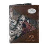 Missouri Tigers Mossy Oak Camo & Leather Concho Wallet - NCAA