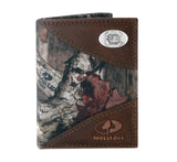 South Carolina Gamecocks Mossy Oak Camo & Leather Concho Wallet - NCAA