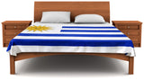 Uruguay Flag Fleece Blanket 80