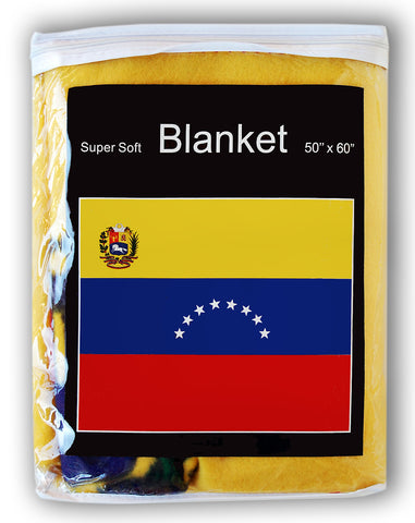 Venezuela Flag Fleece Blanket - 50