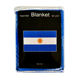 Argentina Flag Fleece Blanket - 60