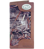 Arkansas Razorbacks Realtree Max-5 Camo & Leather Roper Wallet w/ Concho - NCAA