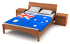 Australia Flag Fleece Blanket 80"x50" - Fuzzy Flags™