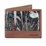 Clemson Tigers Bifold Realtree Max-5 Camo & Leather Concho Wallet - NCAA