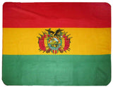 Bolivia Flag Fleece Blanket - 50