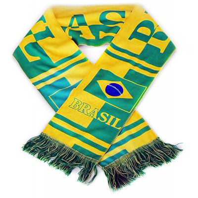 Brazil National Team Soccer Scarf (Alternate 2)