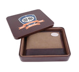 Georgia Bulldogs Canvas & Leather Bifold Concho Wallet - NCAA