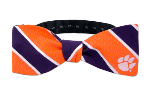 Clemson Tigers Woven Silk Bow Tie - NCAA