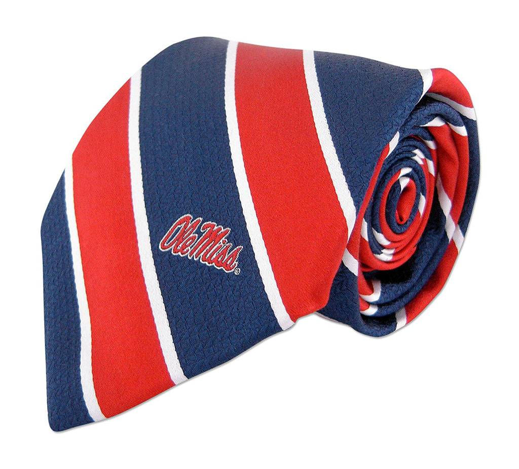 Ole Miss Rebels Repp Stripe Necktie - NCAA